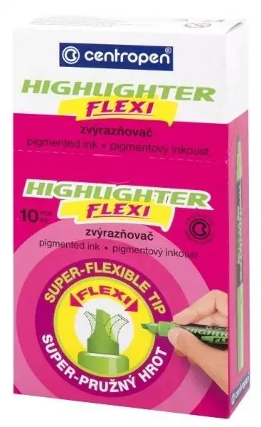Zakreślacz FLEXI 8542 różowy (10szt) - Papiernicze i szkolne