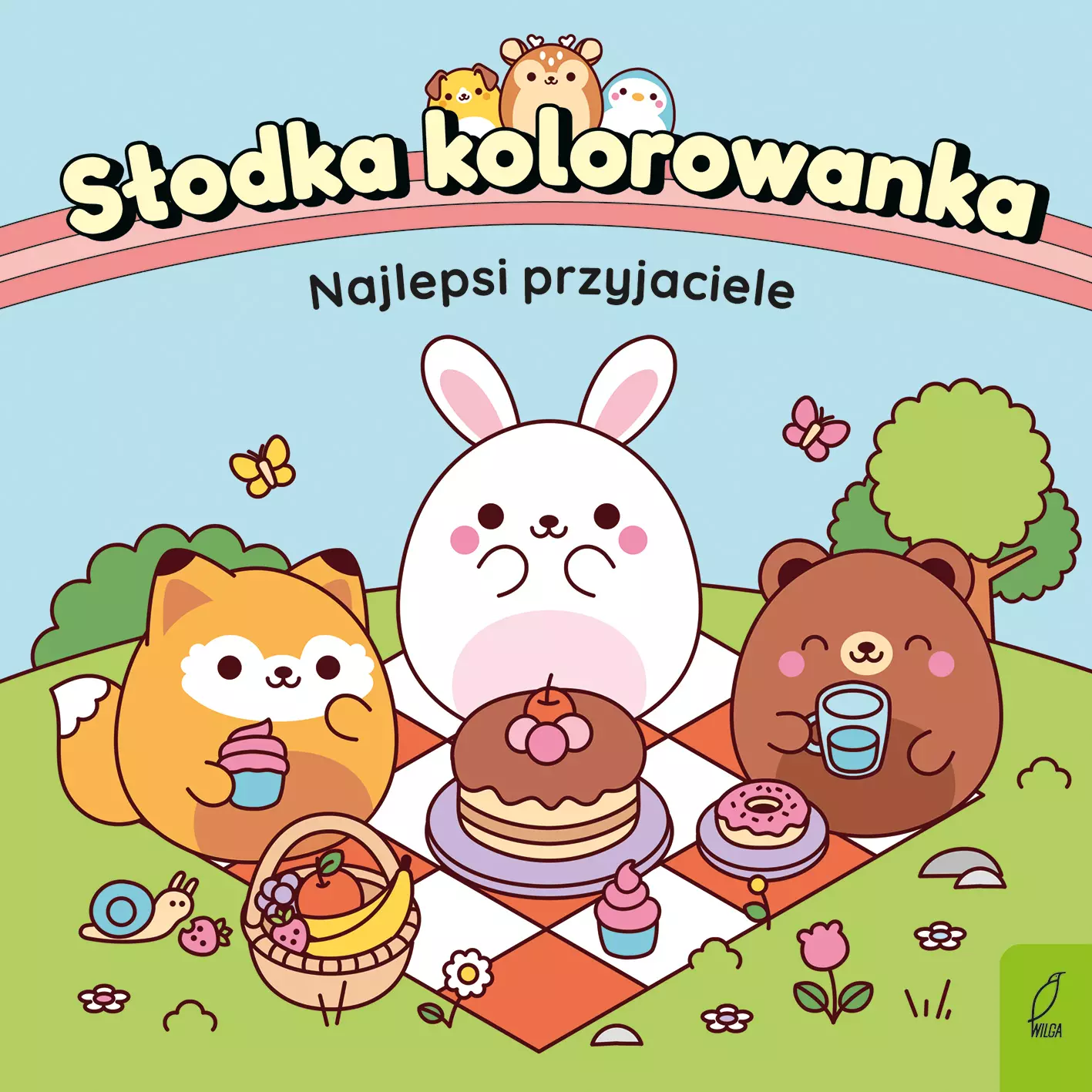 Słodka kolorowanka. Najlepsi przyjaciele - Książki