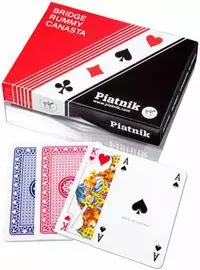 Piatnik, karty, zestaw dwutaliowy, Standard Piatnik - Gry