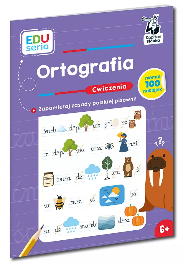 EDUseria. Ortografia. Ćwiczenia. Kapitan Nauka - Książki