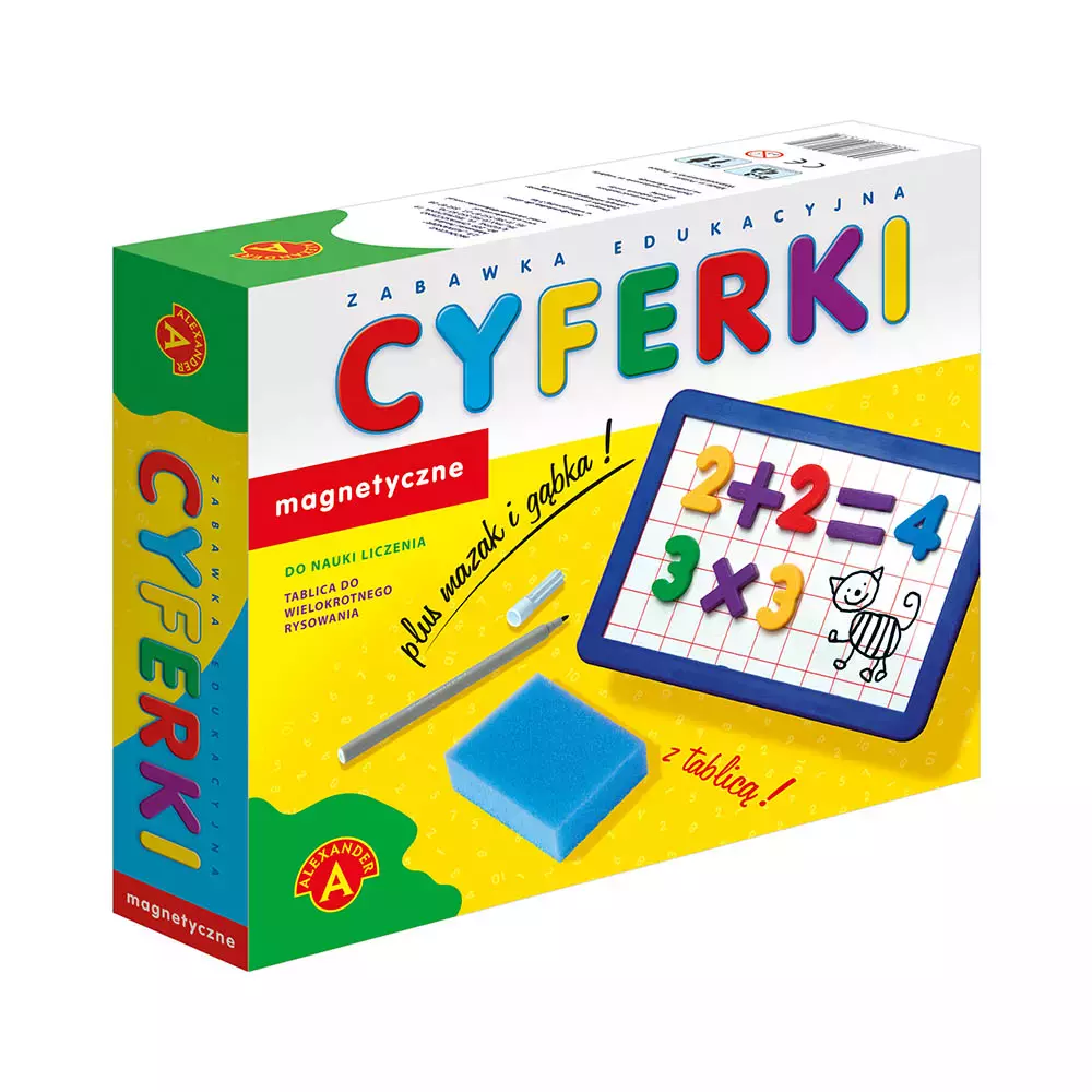Cyferki magnetyczne z tablicą - Gry
