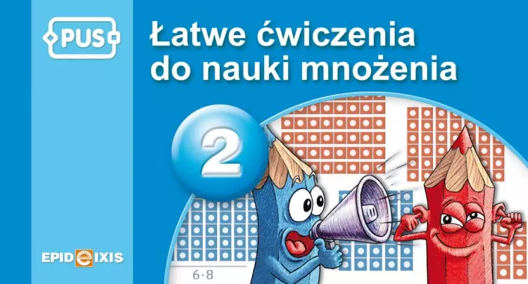 PUS. Łatwe ćwiczenia do nauki mnożenia 2 - Książki