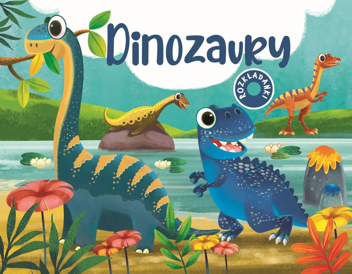 Dinozaury. Rozkładanki - Książki