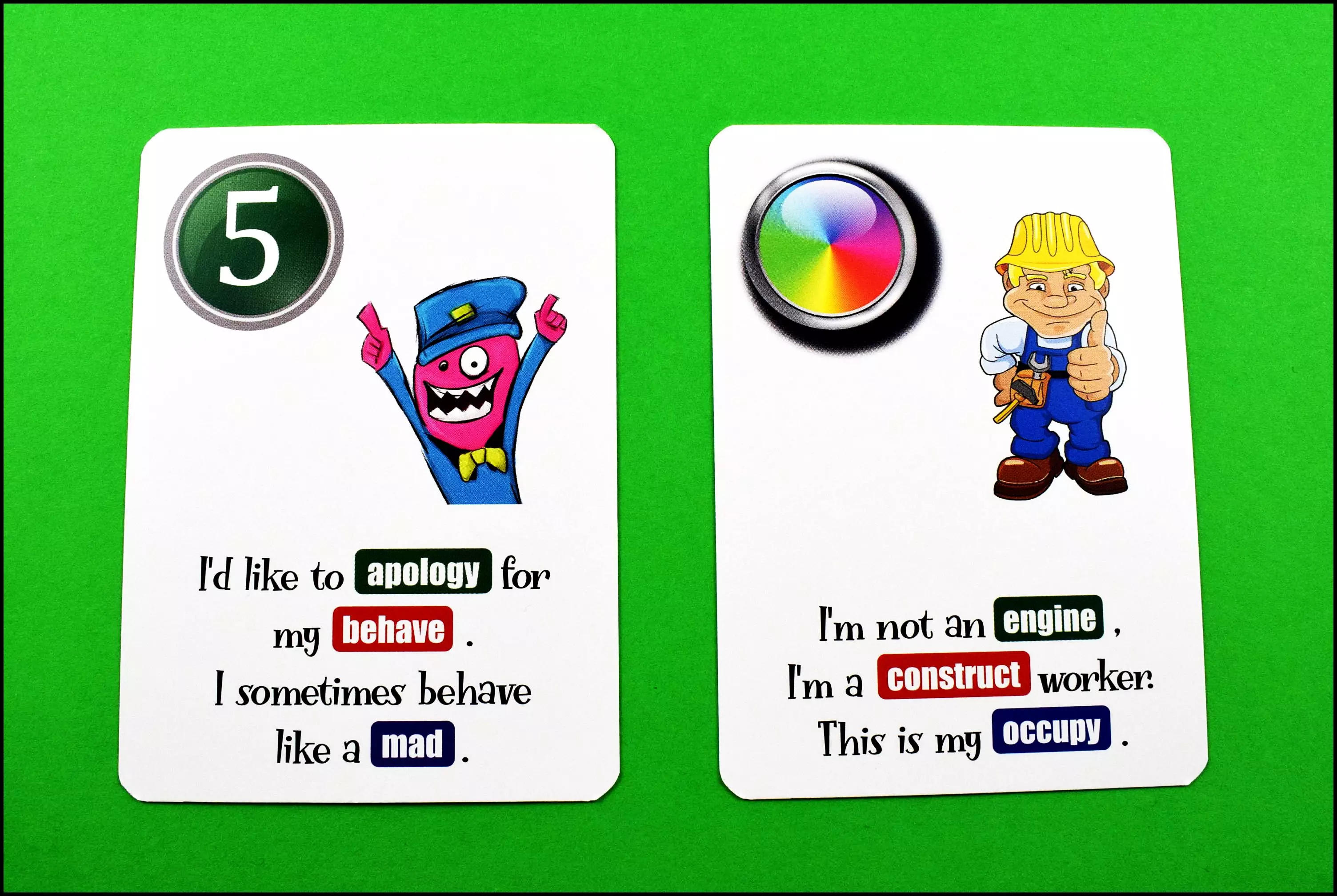 Fun Card English. Word Formation - Gry