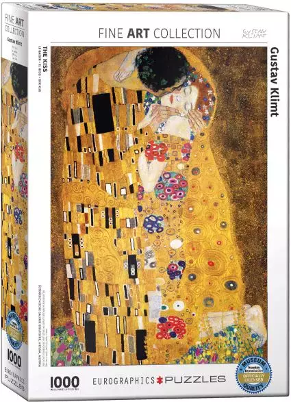 Puzzle 1000 elementów. Pocałunek, Klimt - Puzzle