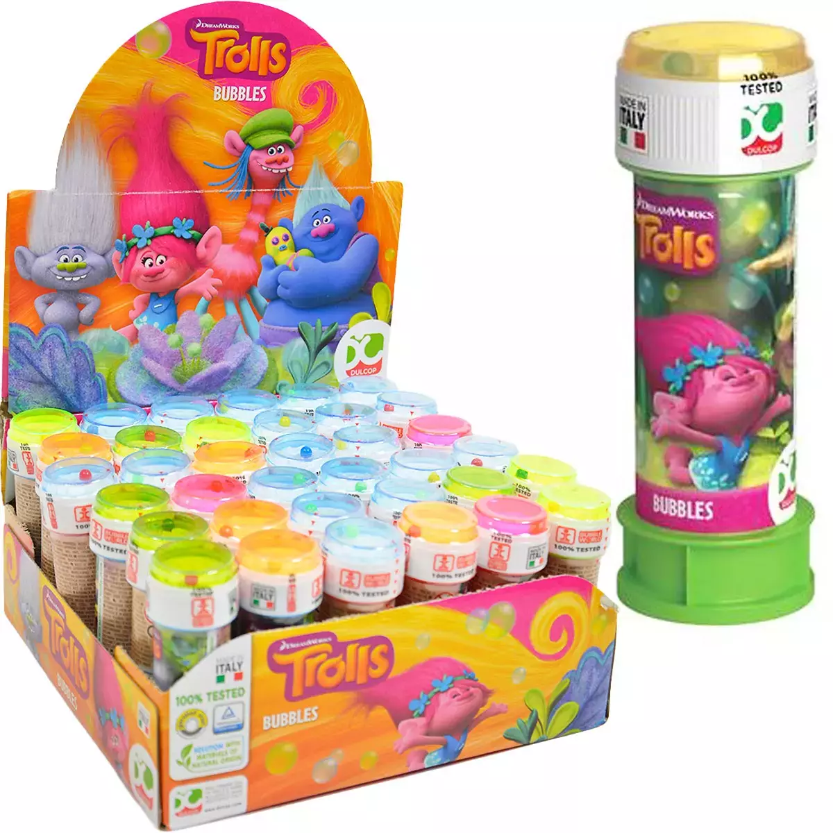 Trolls. Bańki mydlane 60 ml, mix wzorów - Zabawki