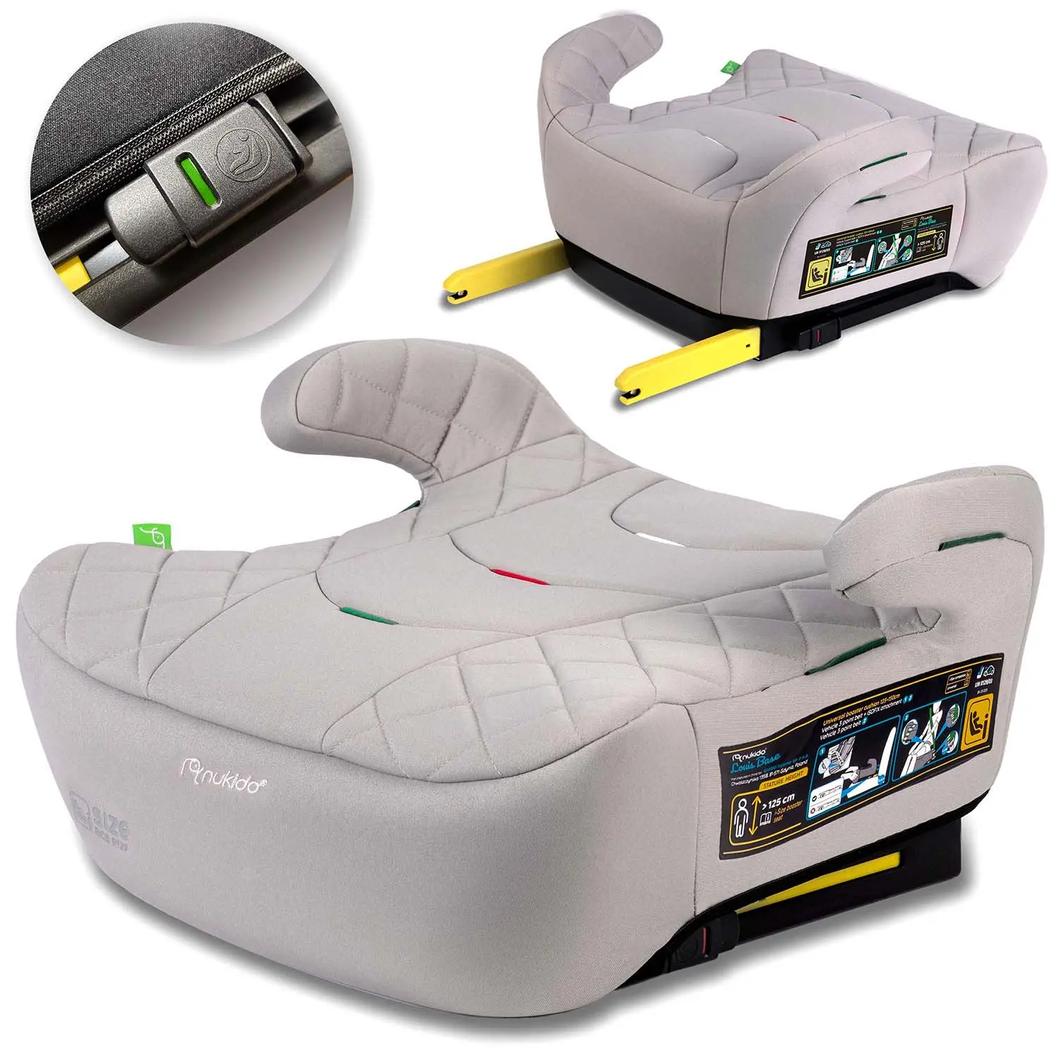 Fotelik samochodowy, siedzisko Isofix 22 - 36 kg Louis Nukido 710202 - Mama i dziecko