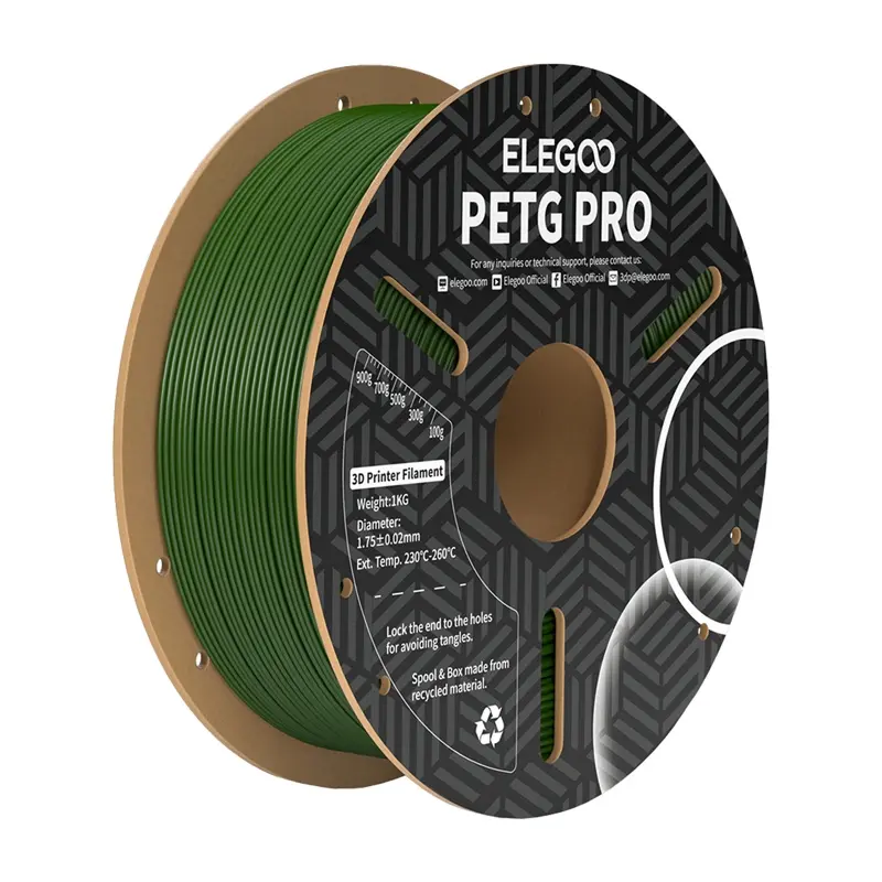 Filament ELEGOO PETG Pro (oliwkowa zieleń) - Papiernicze i szkolne