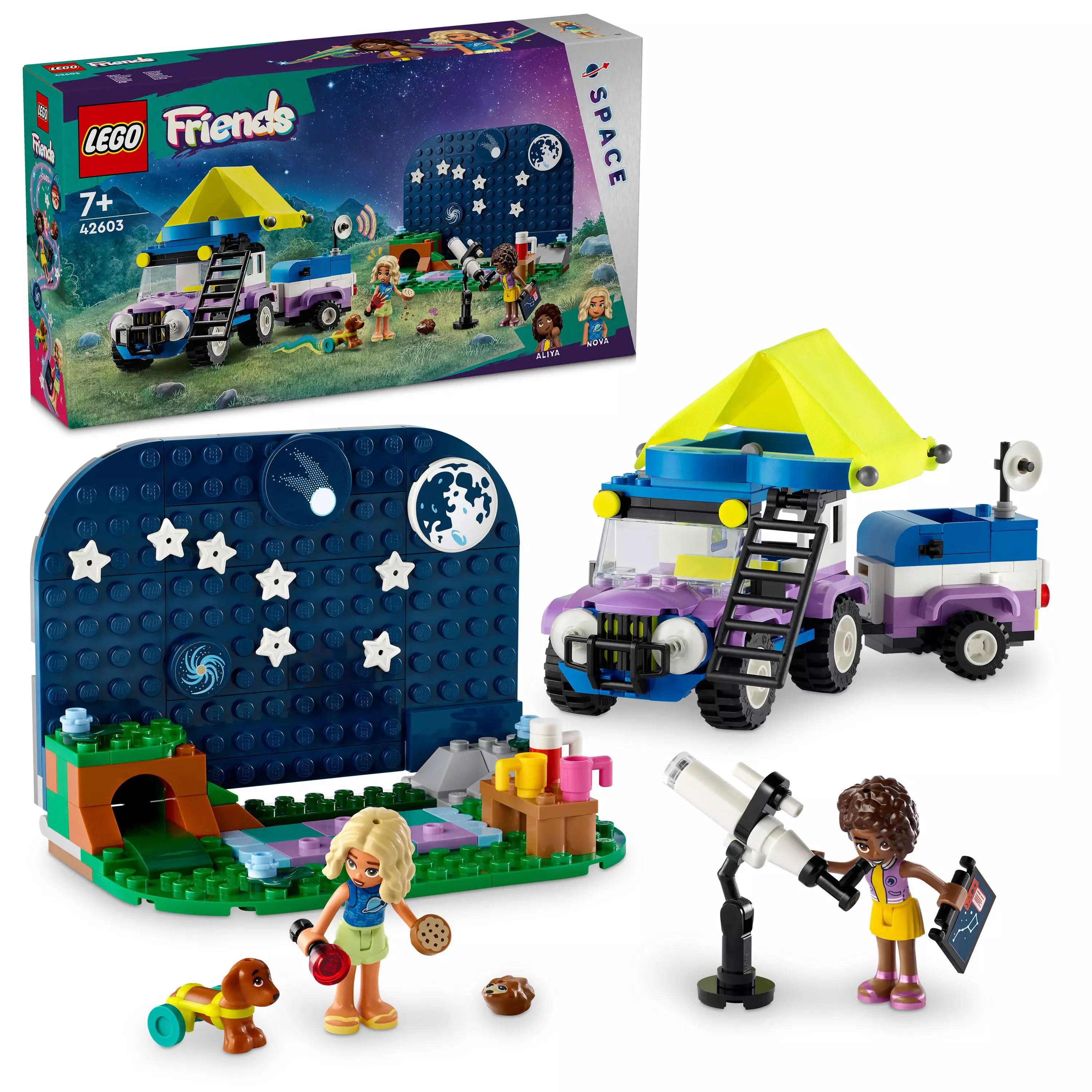 LEGO Friends Kamper z mobilnym obserwatorium gwiazd 42603 - Zabawki