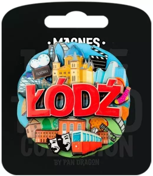 Magnes I love Poland Łódź ILP-MAG-C-LOD-01 - Papiernicze i szkolne