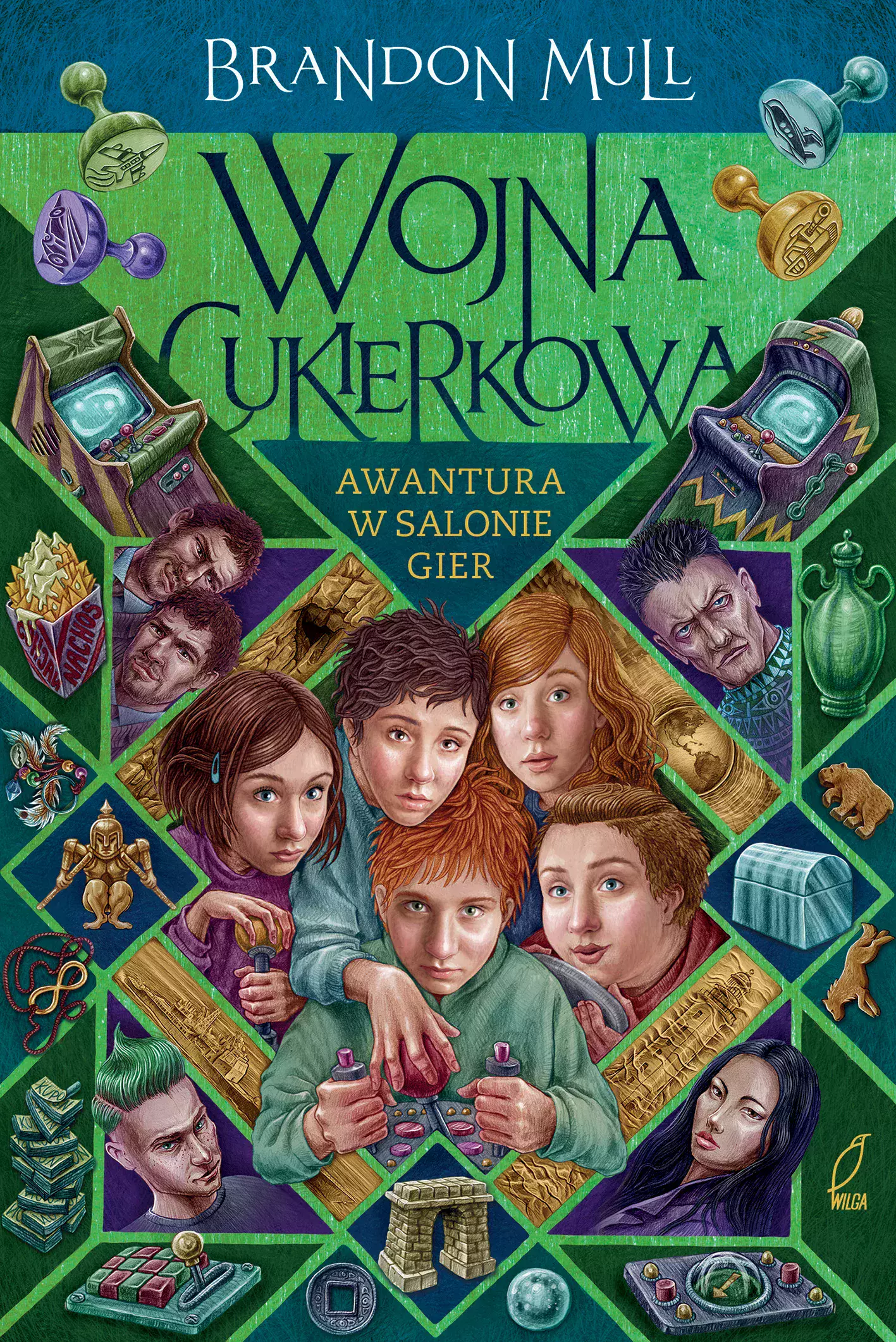 Wojna cukierkowa. Tom 2. Awantura w salonie gier - Książki