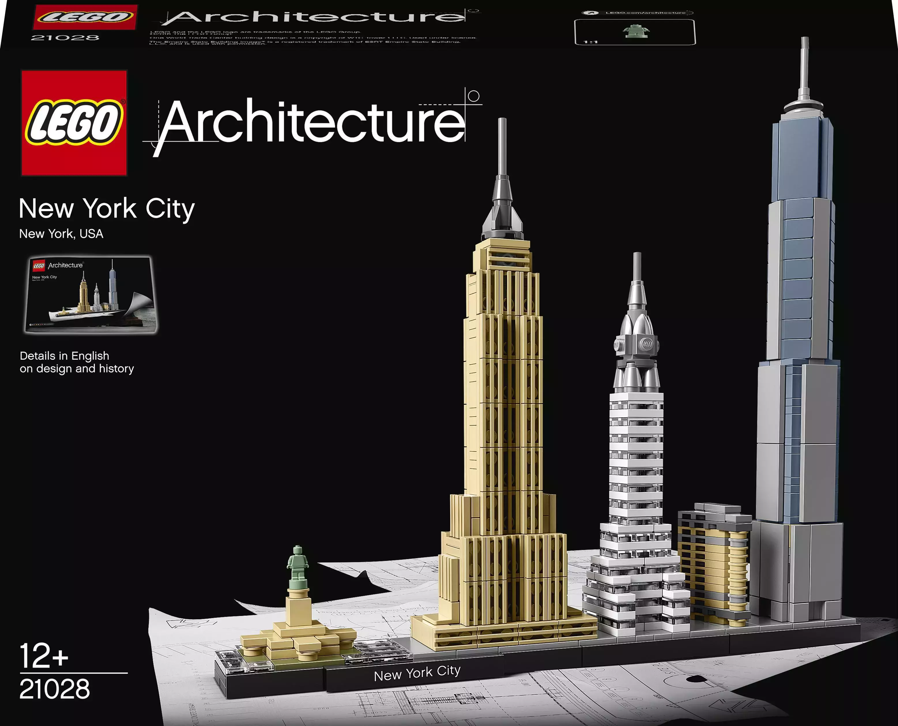 LEGO Architecture Nowy Jork 21028 - Zabawki