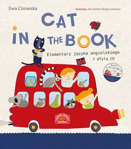 Cat in the book. Elementarz języka angielskiego z płytą CD - Książki