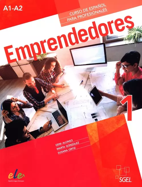 Emprendedores 1 Curso de Espanol para profesionales - Książki