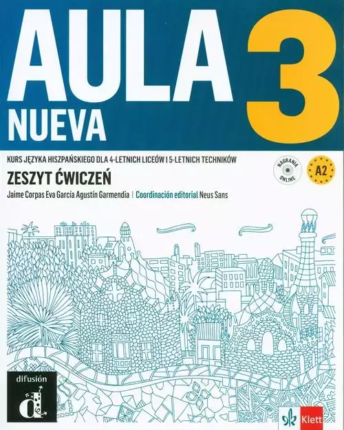 Aula Nueva 3. Kurs języka hiszpańskiego dla 4-letnich liceów i 5-letnich techników. Zeszyt ćwiczeń + mp3 online - Książki