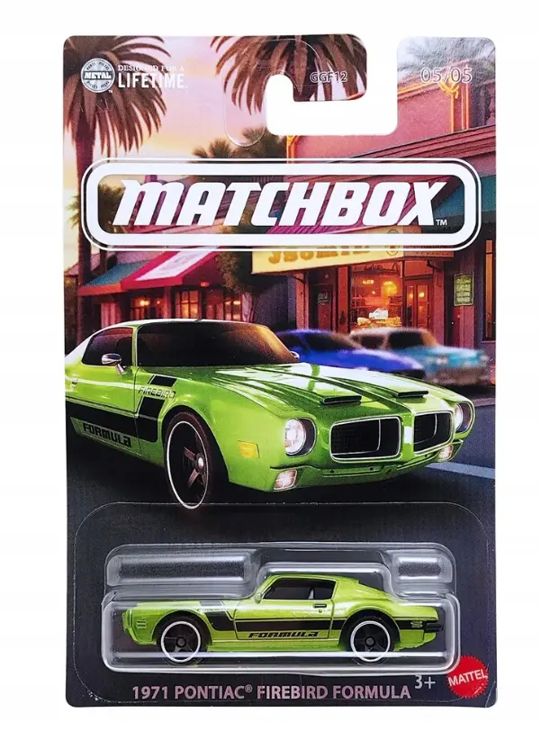MATCHBOX Samochód 1971 Pontiac Firebird Formula - Zabawki