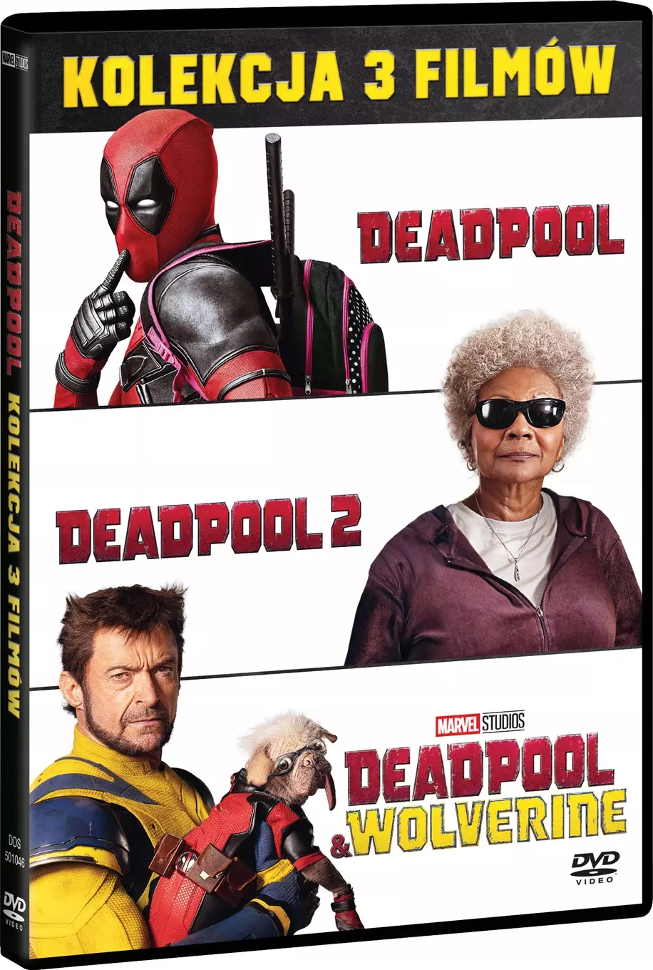 Deadpool. Pakiet 1-3, 3 DVD - Filmy