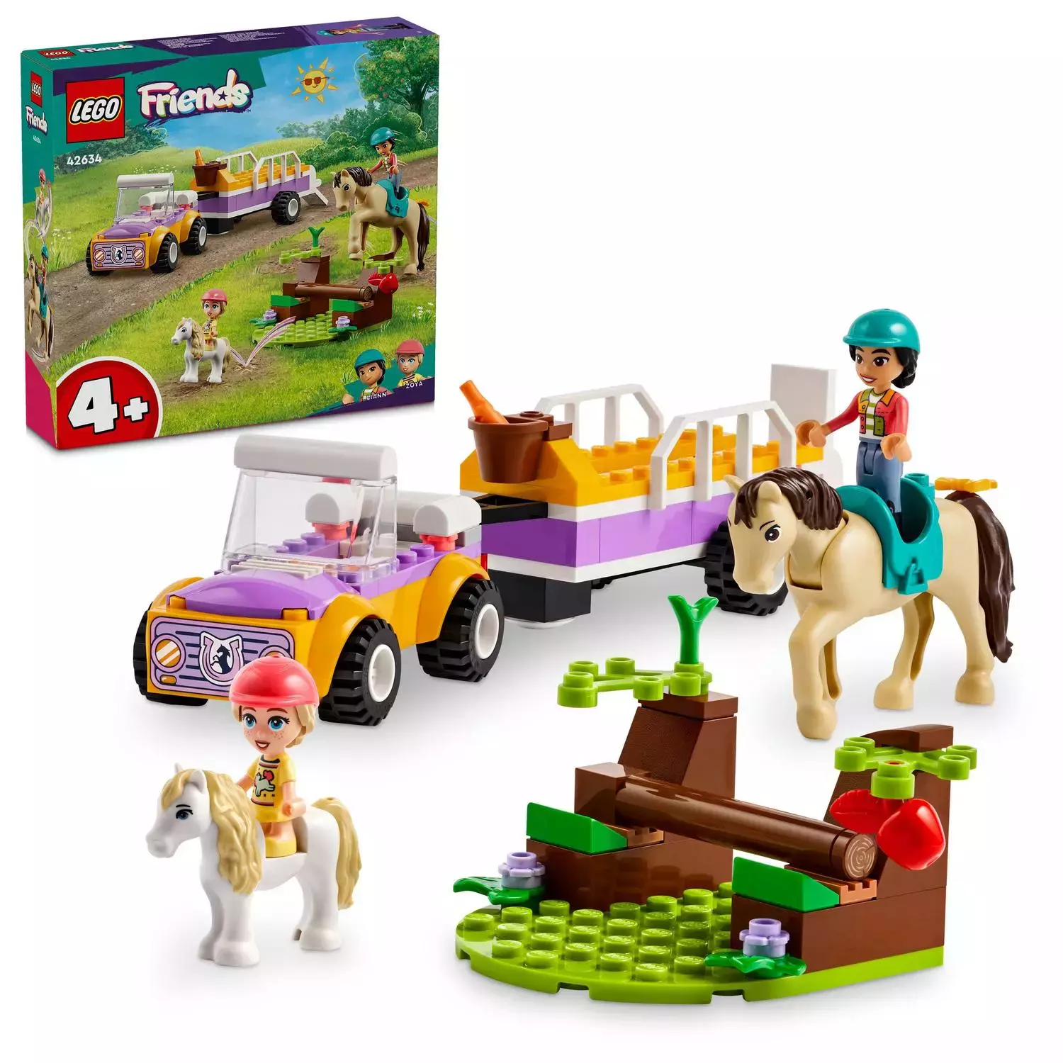 LEGO Friends Przyczepka dla konia i kucyka 42634 - Zabawki
