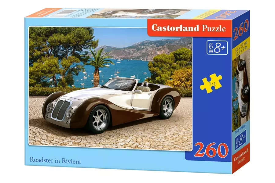 Puzzle 260 elementów. Kabriolet na Riwierze - Puzzle