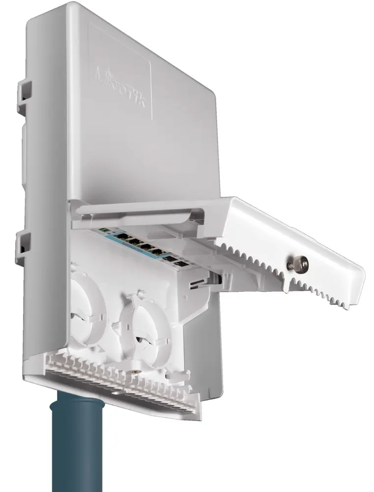 MikroTik CSS610-1GI-7R-2S+OUT | Switch | netPower, 8x RJ45 1000Mb/s PoE, 2x SFP+ - Elektronika i akcesoria