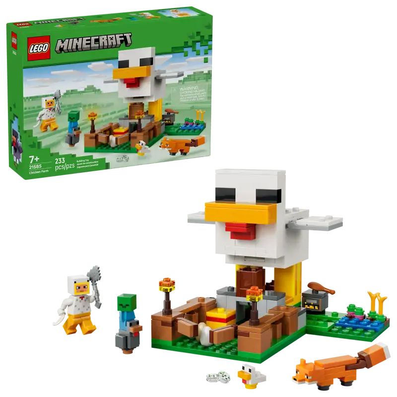 LEGO Minecraft Farma kurczaków 21585 - Zabawki