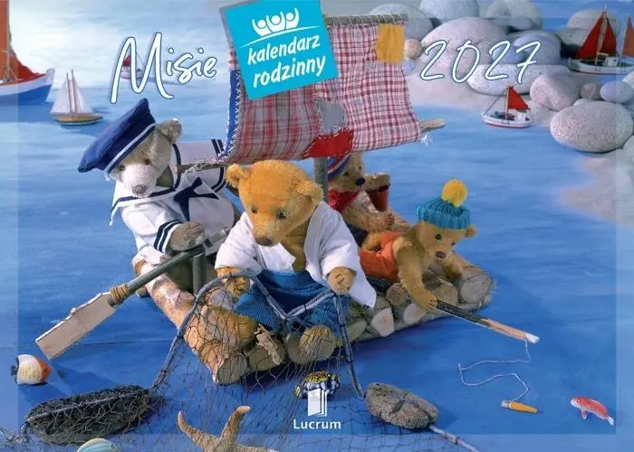 Kalendarz 2027 rodzinny Misie - Książki
