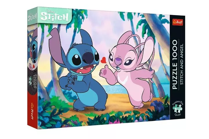 PUZZLE 1000 PremPlus Stitch_Angel 12079 - Zabawki
