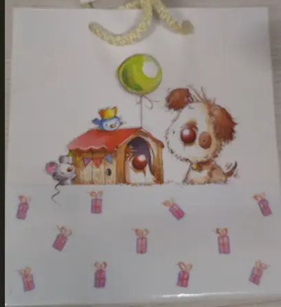 Torebka Luxury, urodziny pieska - Papiernicze i szkolne