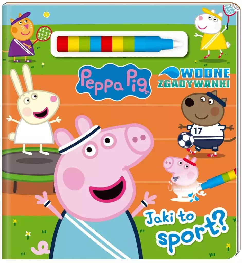 Świnka Peppa. Wodne Zgadywanki cz.3 - Książki
