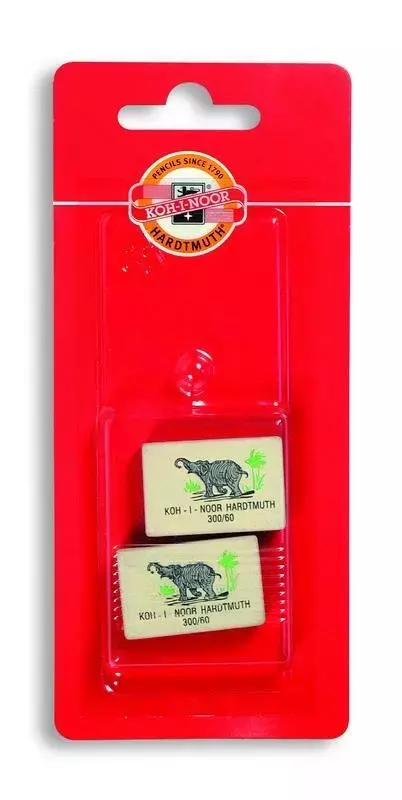 Gumki do mazania, kauczukowe (2 sztuki) - Papiernicze i szkolne