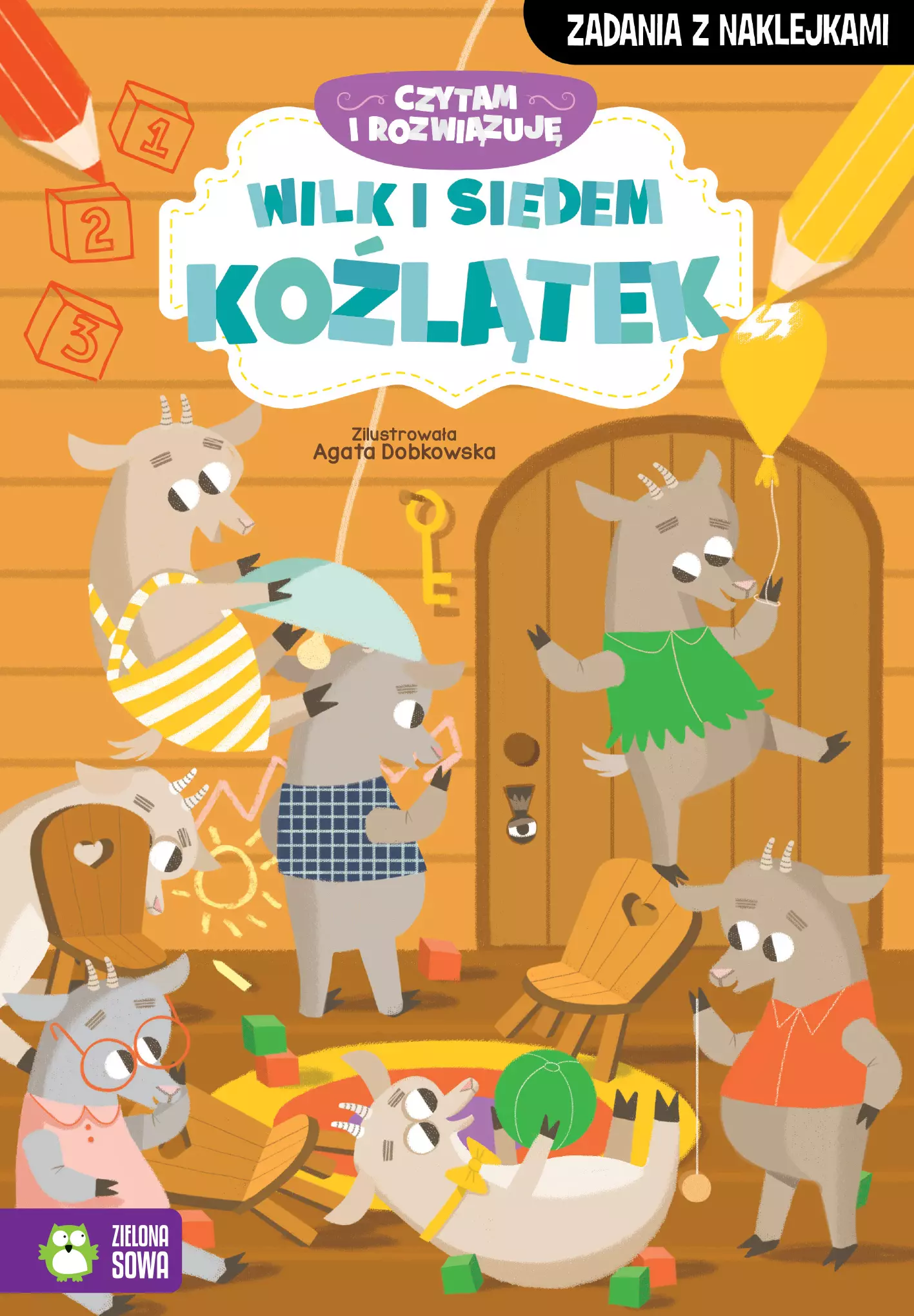 Czytam i rozwiązuję. Wilk i siedem koźlątek - Książki