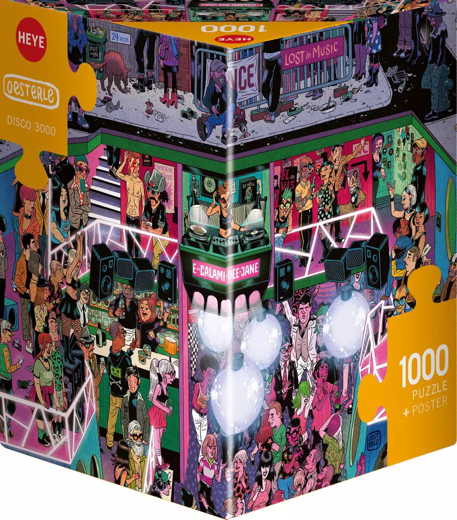 Puzzle 1000 elementów. Diskotekowe szaleństwo - Puzzle