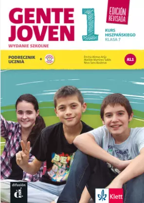 Gente Joven 1. Kurs hiszpańskiego, klasa 7. Podręcznik ucznia. A1.1 - Książki