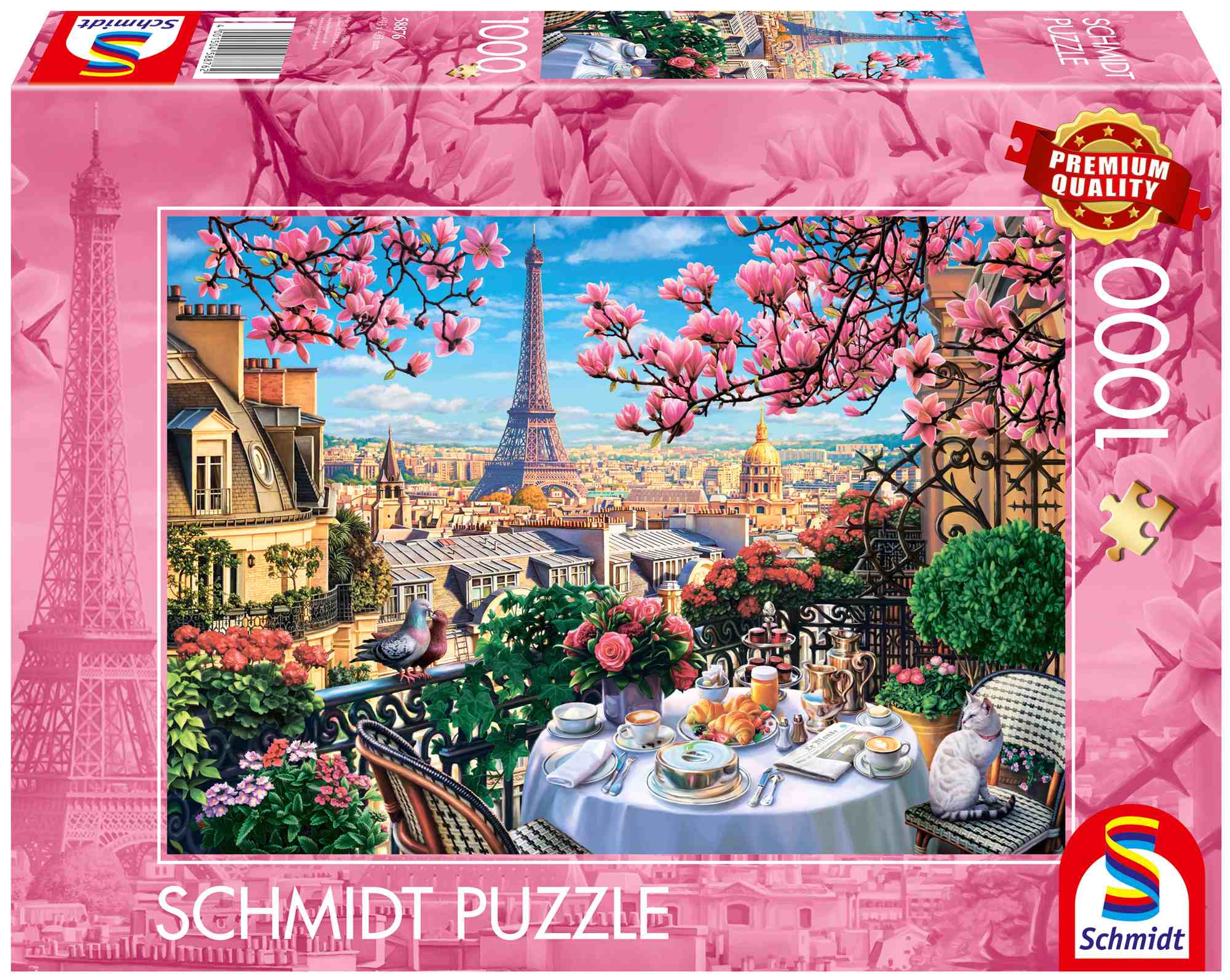 Puzzle 1000 PQ Śniadanie w Paryżu 113683 - Puzzle