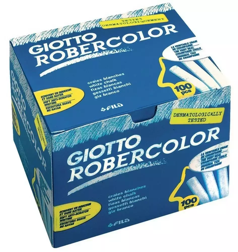 Fila, kreda biała, Giotto Robercolor - Papiernicze i szkolne