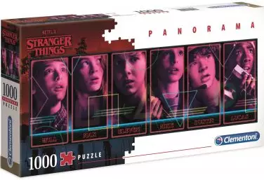 Puzzle 1000 elementów. Panorama Stranger Things - Puzzle