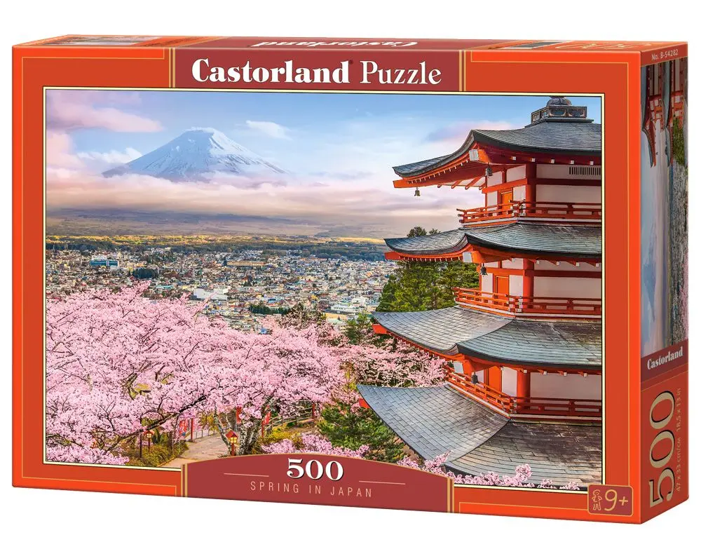 Puzzle 500 elementów. Wiosna w Japonii - Puzzle