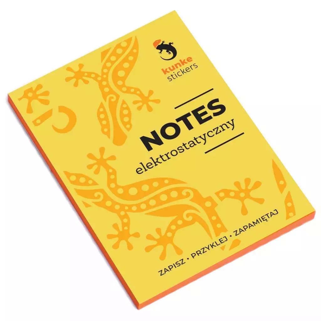 Notes elektrostatyczny pomarańczowy 100 karteczek - Papiernicze i szkolne