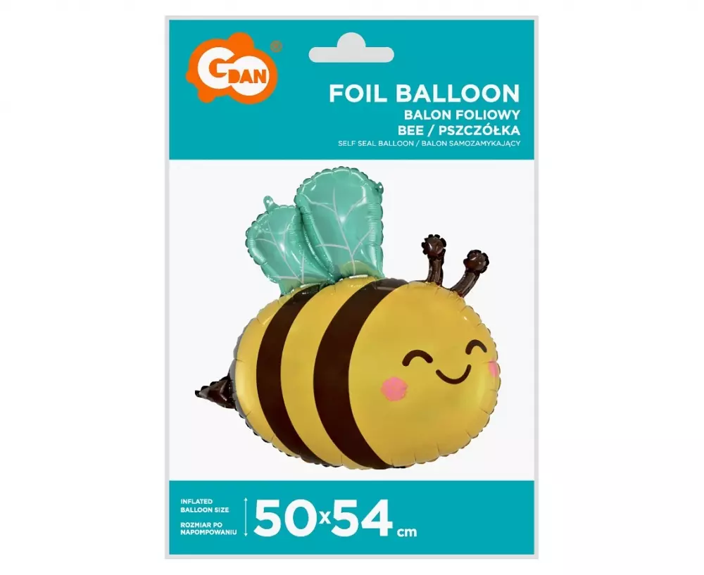 Balon Fol 50cm Pszczółka Go Fol - Papiernicze i szkolne