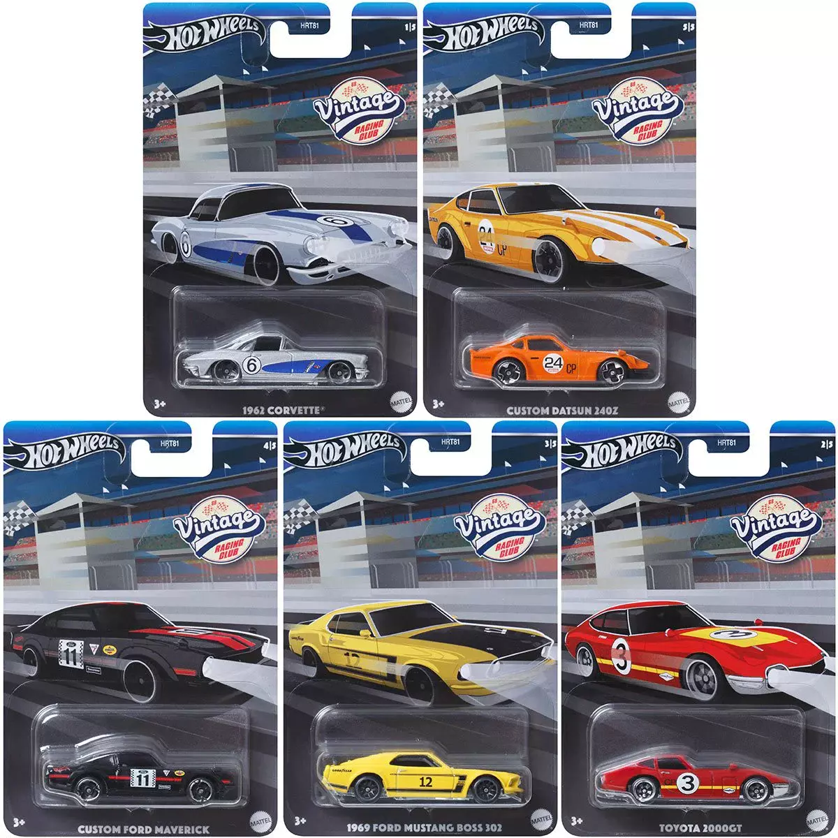 Hot Wheels. HRV07 Autko Vintage - Zabawki