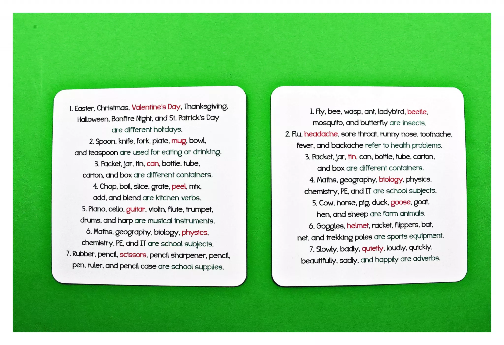Karty językowe. Angielski. Vocabulary builder. Level A2 - Książki