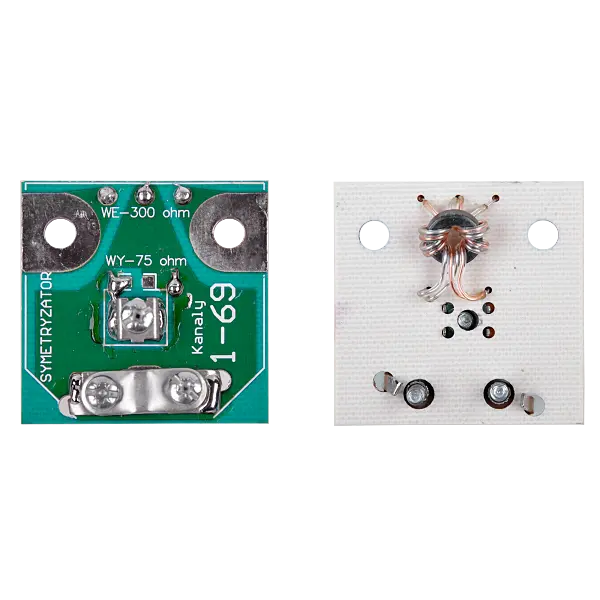 Symetryzator antenowy kanał 1-69 płytka 02 LX0764 - Elektronika i akcesoria