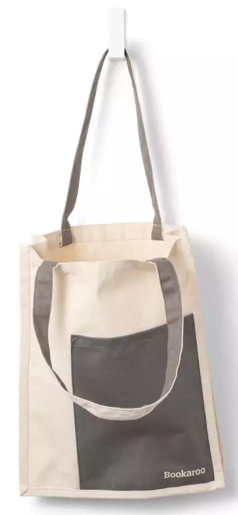 Bookaroo Torba bawełniana Charcoal&Cream - Zabawki