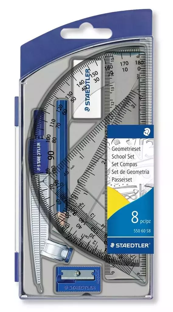 Zestaw geometryczny - Papiernicze i szkolne