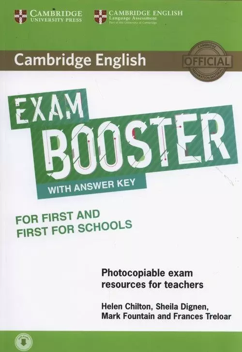 Cambridge English Exam Booster for First and First for Schools with Answer Key with Audio Photocopiable Exam Resources for Teachers - Książki