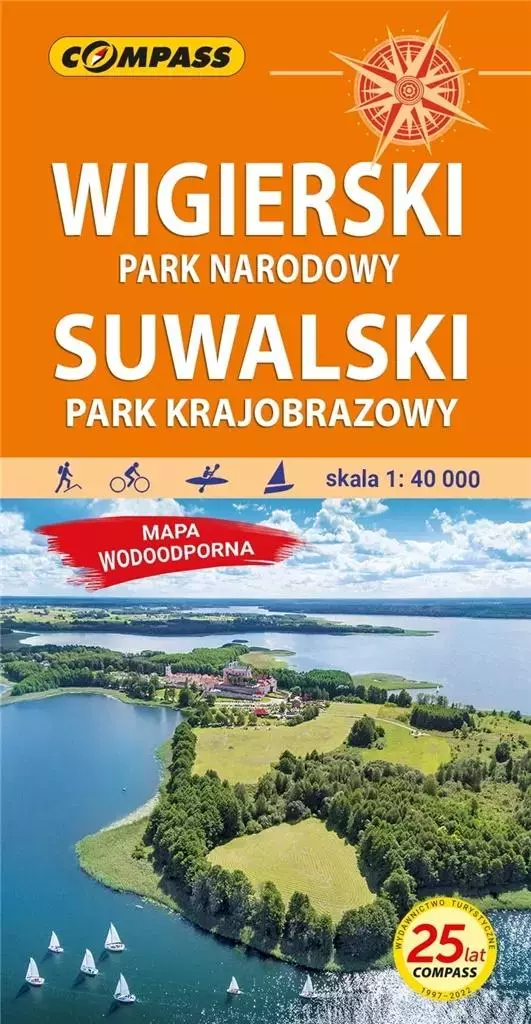 Wigierski Park Narodowy Suwalski Park Krajobrazowy laminowana - Książki