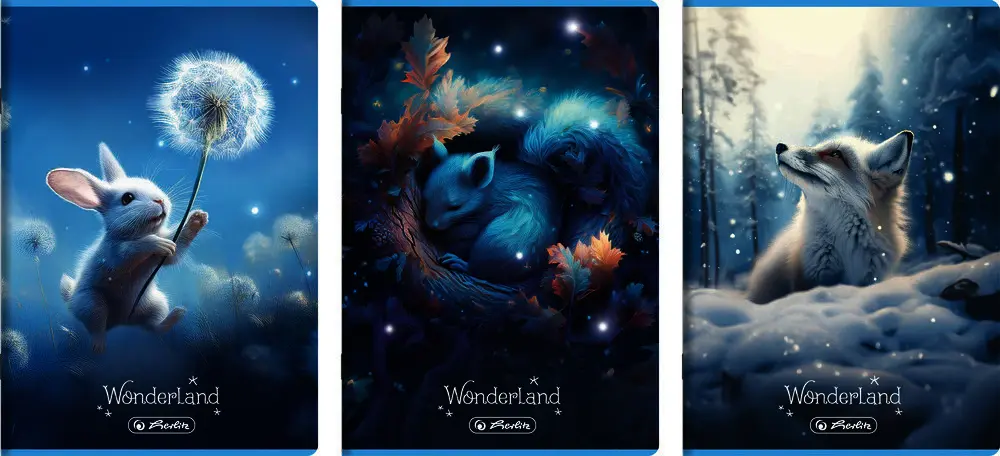 Zeszyt Herlitz Wonderland A4 32 Kartki Kratka z Marginesem - Papiernicze i szkolne
