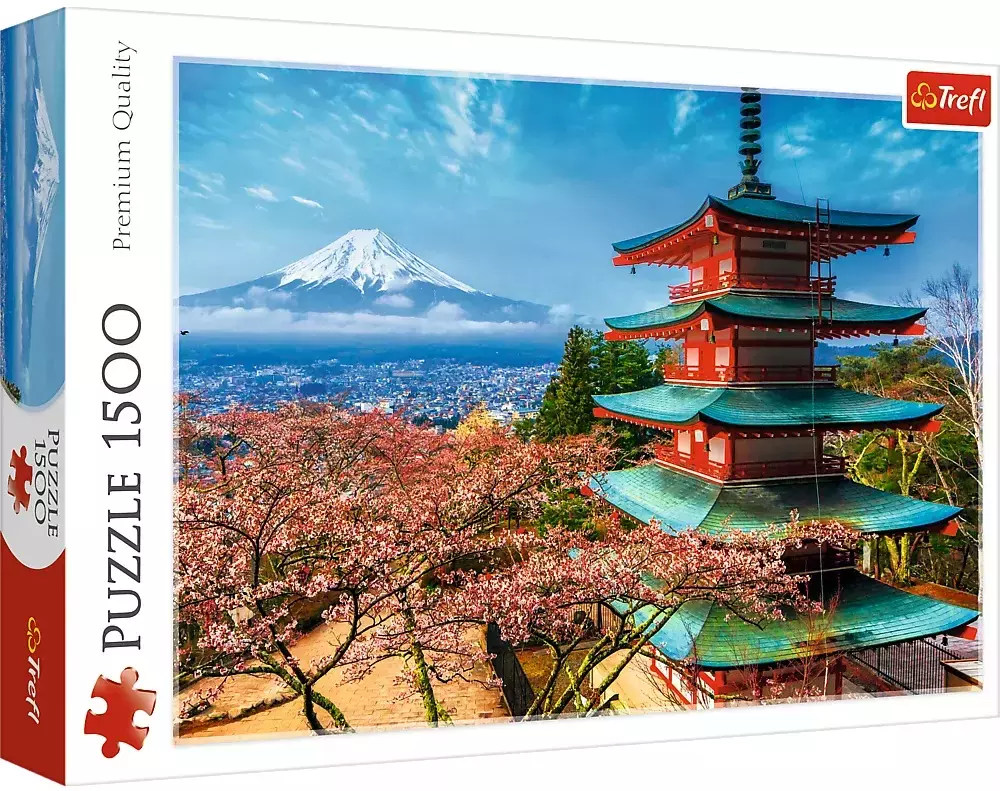 Puzzle 1500 elementów. Góra Fudżi - Puzzle