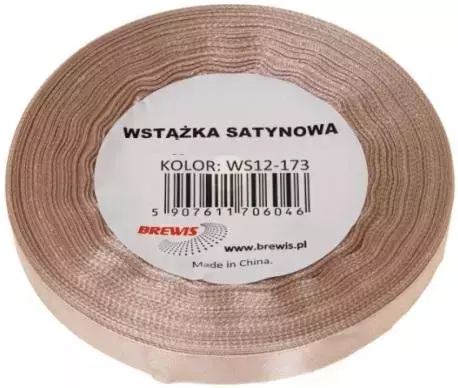 Wstążka satynowa migdałowa 25mm x 32m - Papiernicze i szkolne