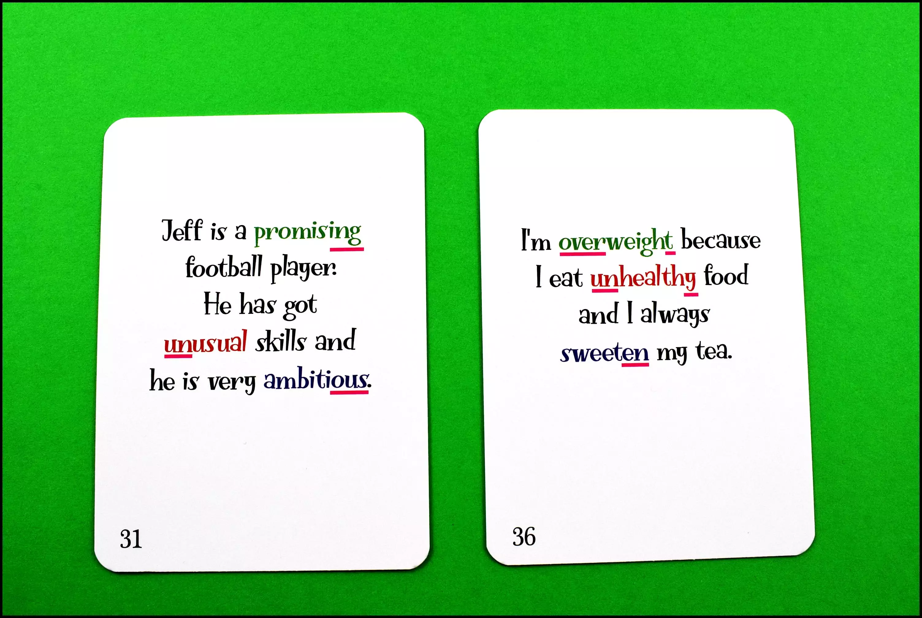 Fun Card English. Word Formation - Gry